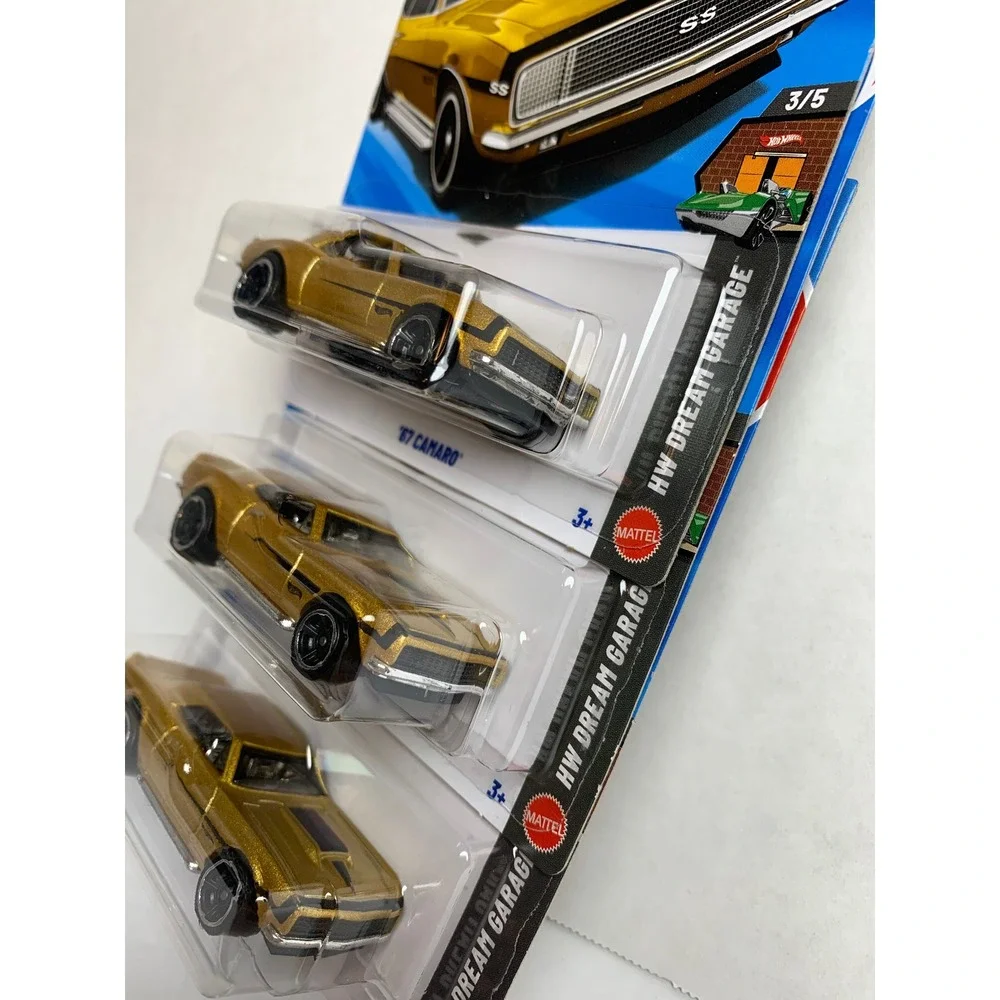 Hot Wheels‎ 67 Camaro Gold HW Dream Garage 58/250 3/5 Lot of 3 Mattel GWJ14